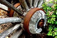 The Eclectic Collection ~ Cart Wheel